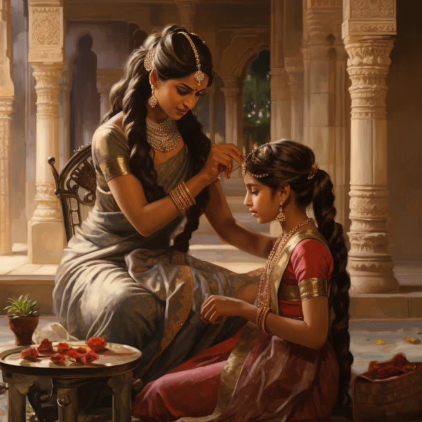 uk101_mother_combing_daughters_hair_traditional_indian_luxuriou_5edc1493-35da-4800-aeff-fe25dd4d6c71.webp
